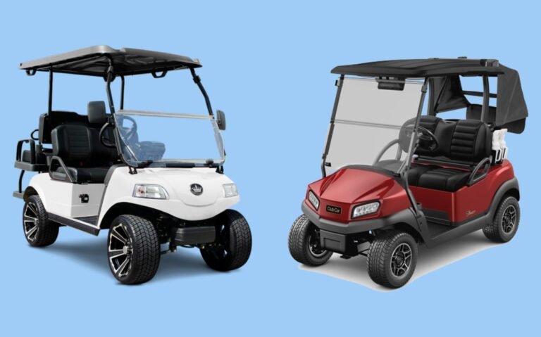 Evolution Golf Cart vs Club Car Golf Cart – (8 Key Differences)